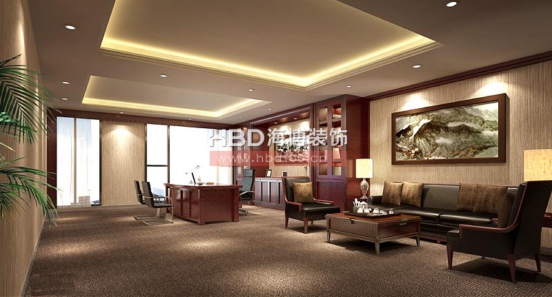 中色稀土辦公室裝修 總經(jīng)理室設(shè)計(jì) 中色稀土辦公室裝修 總經(jīng)理室設(shè)計(jì)