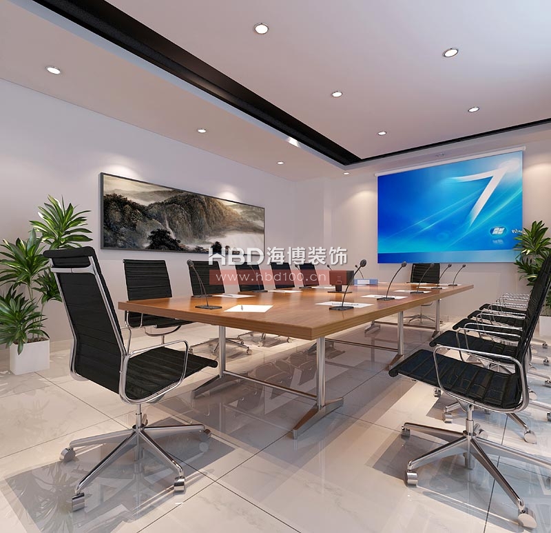 金合力服裝公司會議室裝修設計