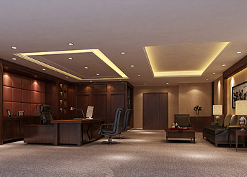 保利世貿大廈中色稀土公司總經理室設計 保利世貿大廈中色稀土公司總經理室設計