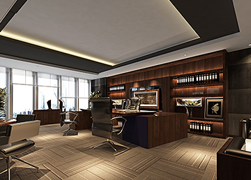 廣州無窮食品公司總經(jīng)理室設(shè)計(jì)