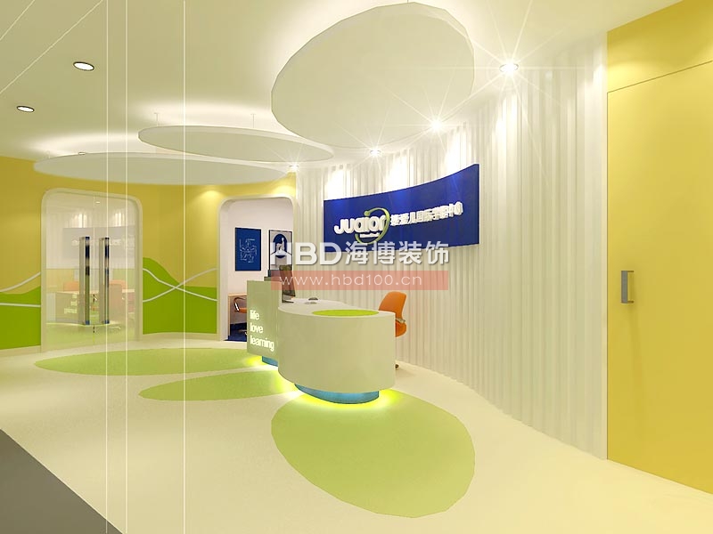 捷愛(ài)兒培訓(xùn)中心修設(shè)計(jì) 前臺(tái) 捷愛(ài)兒培訓(xùn)中心修設(shè)計(jì) 前臺(tái)