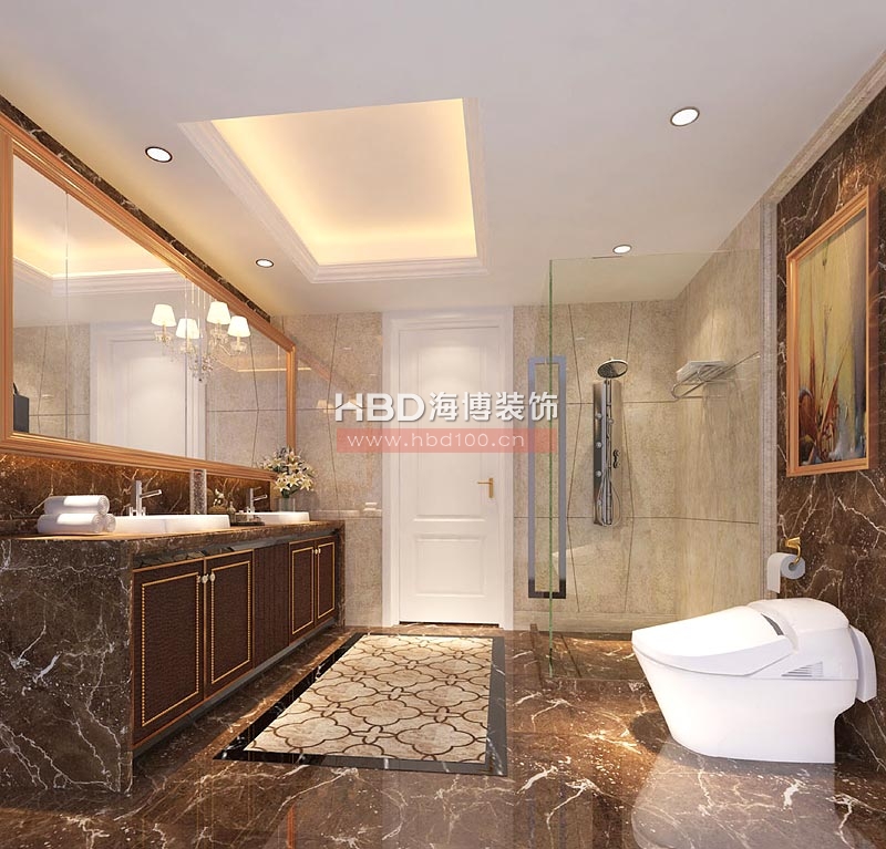 歐式別墅裝修,主衛設計效果圖.jpg 歐式別墅裝修,主衛設計效果圖.jpg