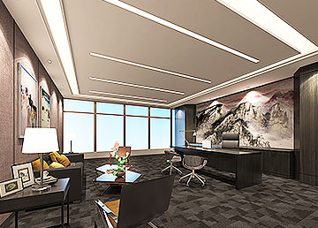 賽意信息科技公司總經(jīng)理室設(shè)計(jì)裝修