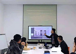 廣州裝修設(shè)計(jì)公司海博裝飾方案布局交流會